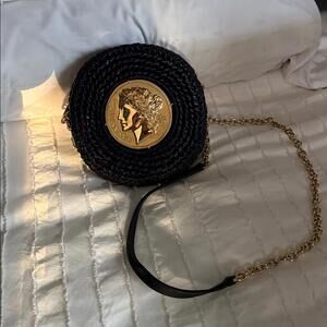 NWT Dolce & Gabbana Black and Gold Crossbody Bag